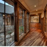 Rustic Walnut with Natural Oil, Private Residence Martis Camp, Copyright Vance Fox   