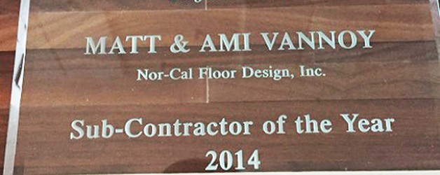 Nor-Cal Floor Designs Co-Wins Sub-Contractor of the Year Award